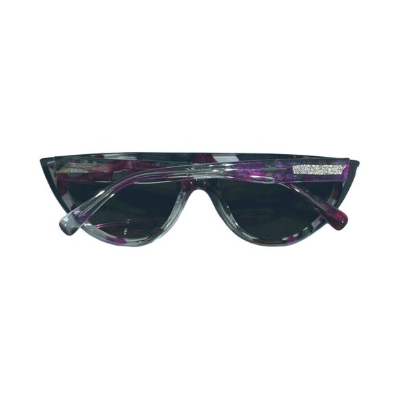 ALAIN MIKLI Miss J 002/6G Cat Eye Sunglasses in Grey Waves Violet - Picture 6 of 8